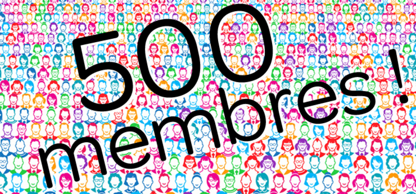 500 membres : check !